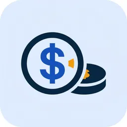 Pound coin icon for pricing full trading costs